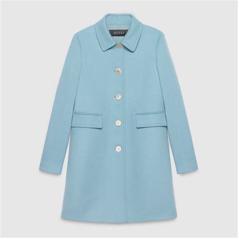 gucci light blue coat